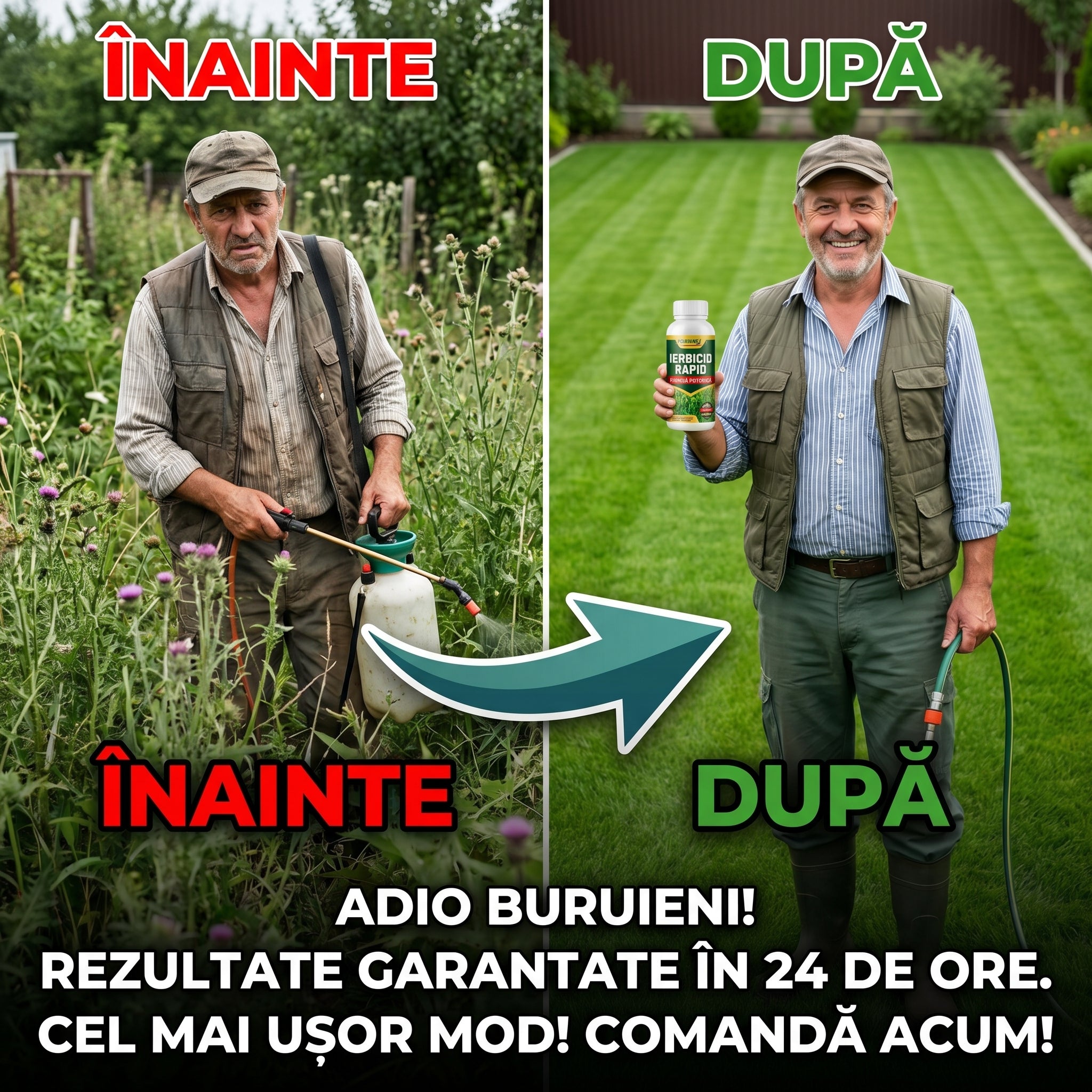 Erbicid Natural pentru Grădină Curată